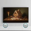 Victorian Christmas Gingerbread House Frame TV Art (Digital Download)